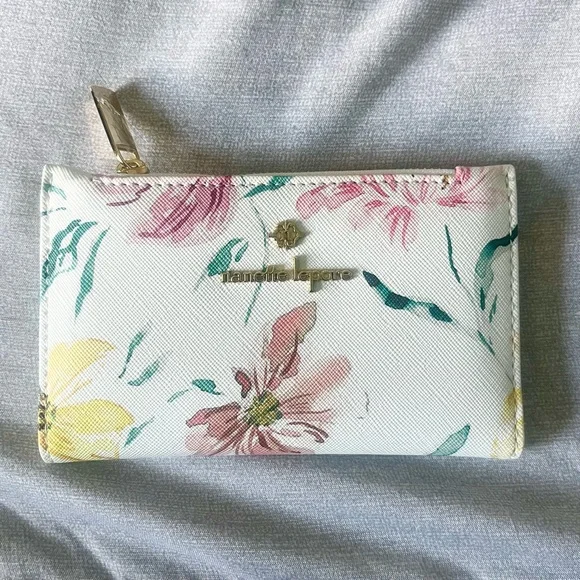 Nanette Lepore Pink and White Wallet with Floral Design - Picture 6 of 6